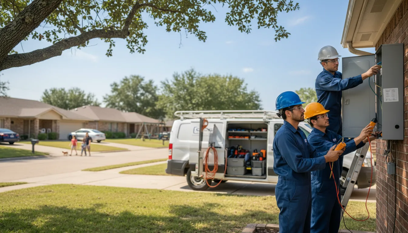 Certified electrician providing emergency electrical services in Amo, IN